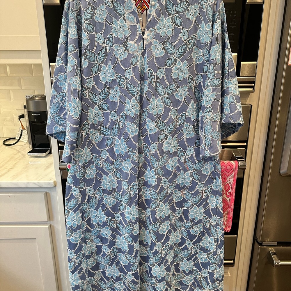 La Vie Style House Blue Floral Dress